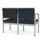 Lesro Lenox 2 Seat Tandem Seating W/ No Center Arm, 43.5 in W 24.5 in L 32 in H LS2101 - alternate 3